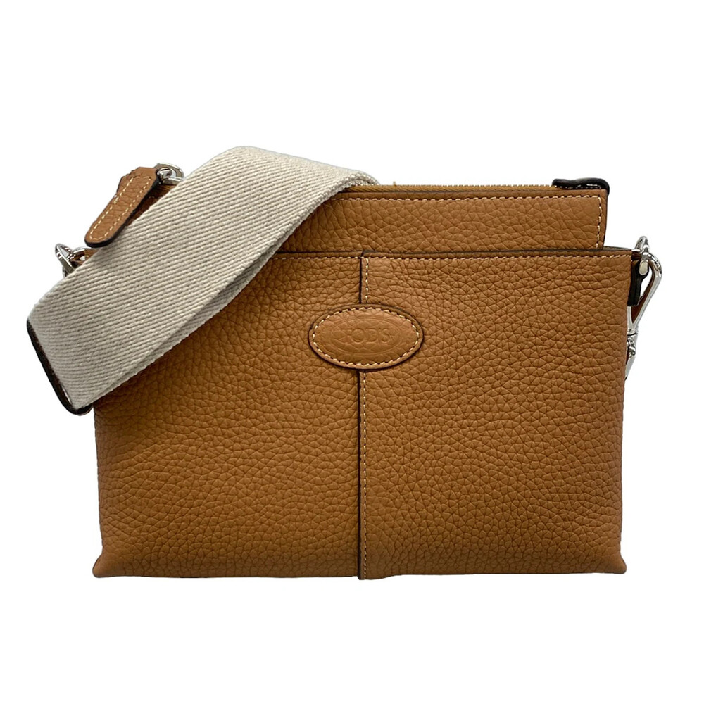 Tod's Di Leather Shoulder Bag Brown #363338T12B